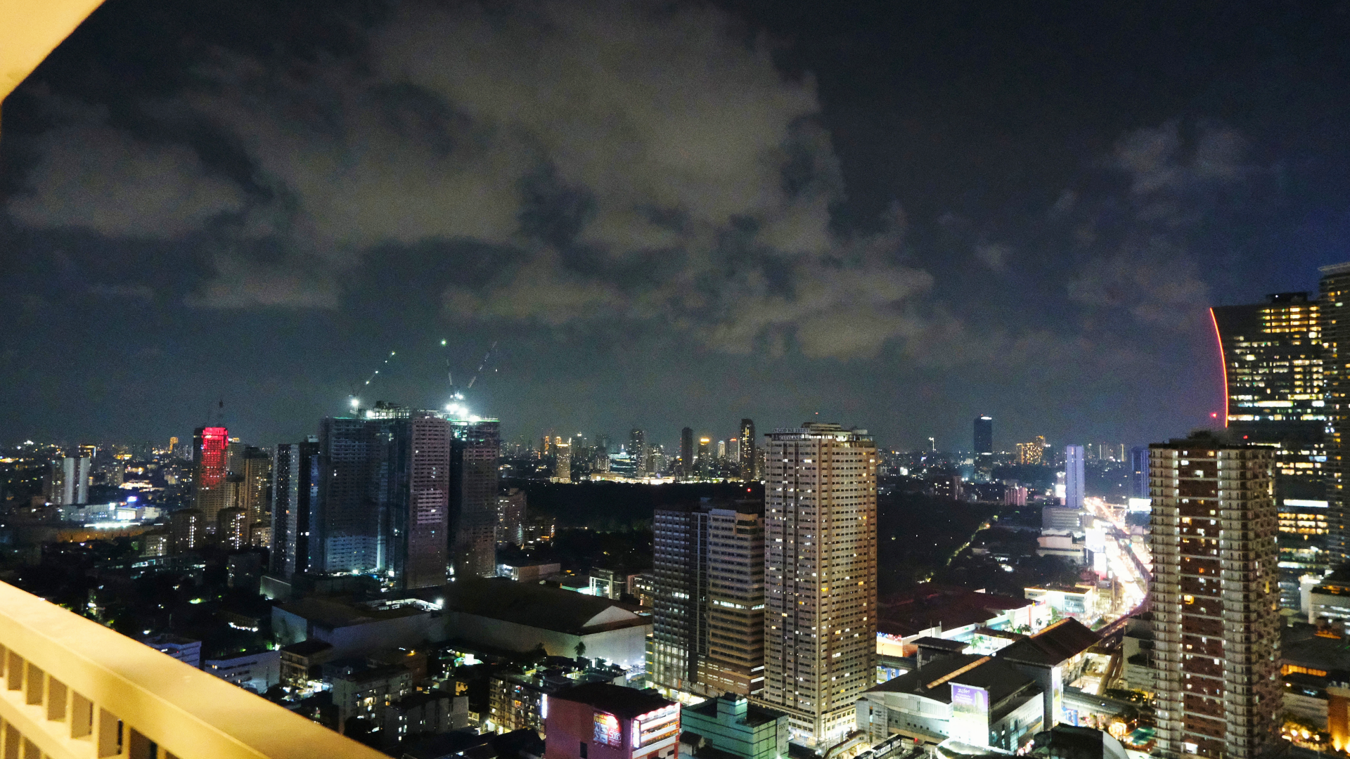 City view at night
